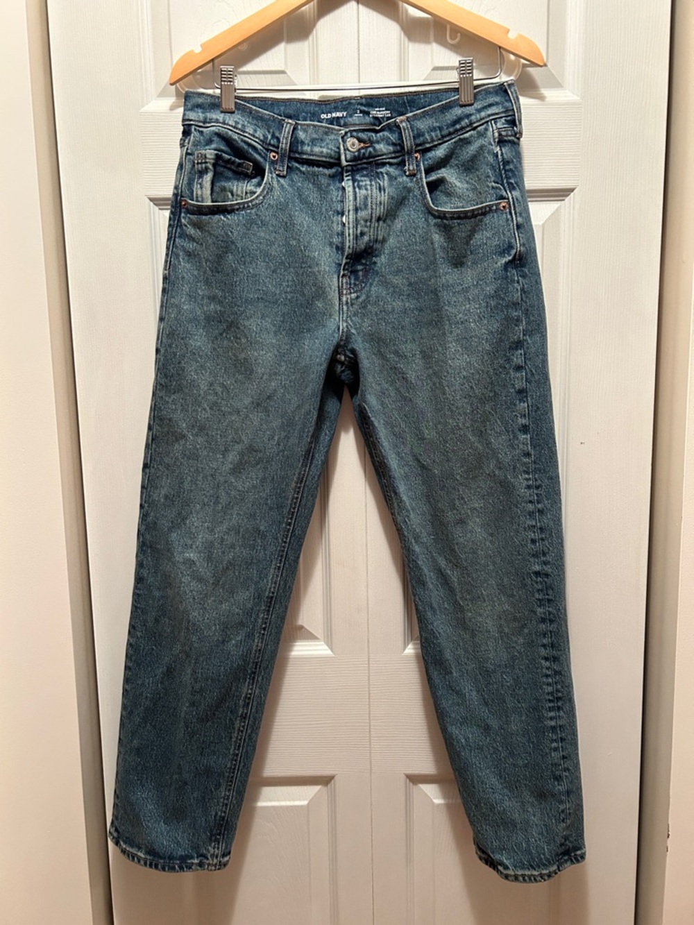Old navy mid-rise slouchy jean medium wash size 2 petite no longer available - Picture 12 of 13